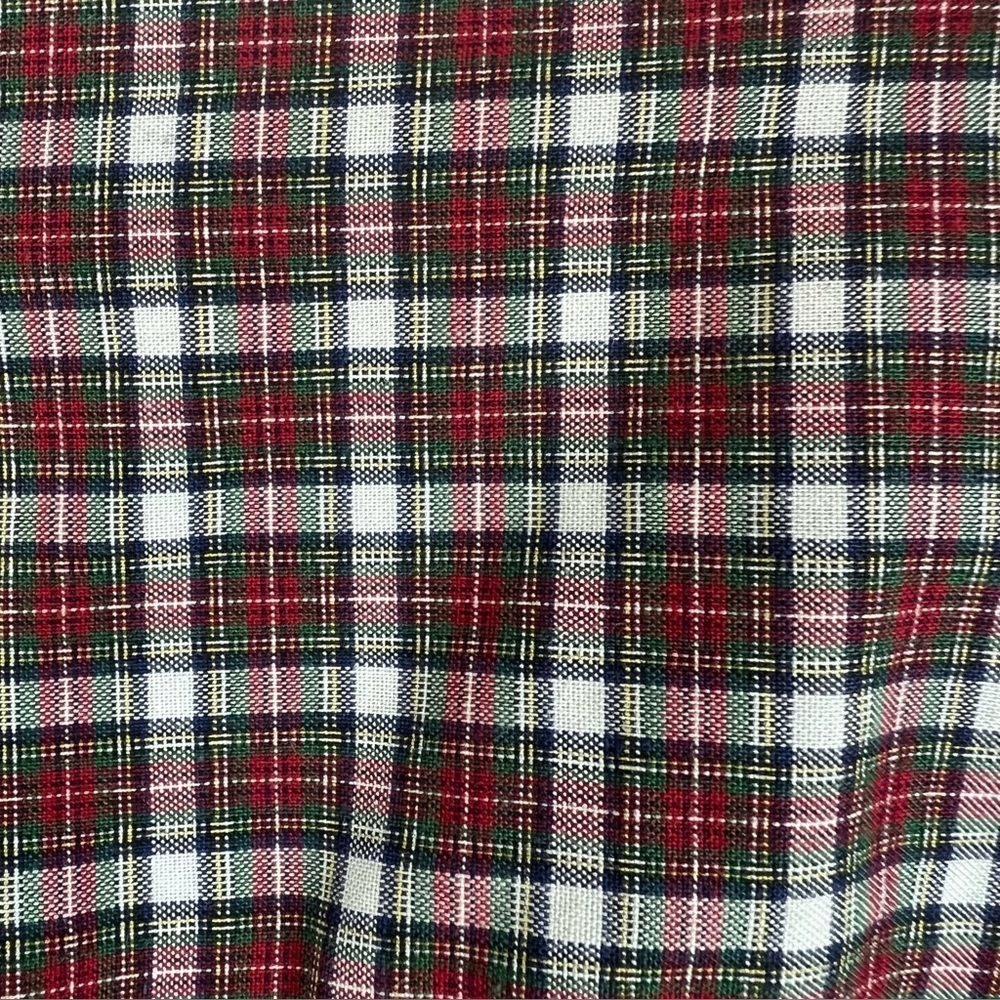 Ralph Lauren Mens Plaid Button Down Classic Fit Shirt Red Green Holiday No Iron - Picture 6 of 7